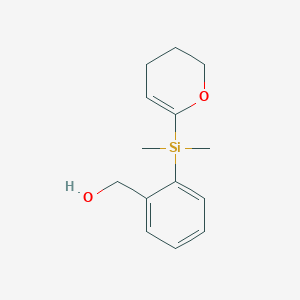 molecular formula C14H20O2Si B1441413 Homsi(r) 5,6-二氢-4h-吡喃-2-基 CAS No. 1244855-71-7