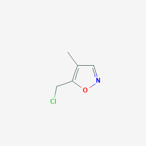 molecular formula C5H6ClNO B1441414 5-Chloromethyl-4-methyl-isoxazole CAS No. 952195-20-9