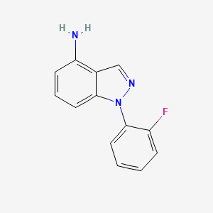 molecular formula C13H10FN3 B1441420 1-(2-Fluorophenyl)-1H-indazol-4-amine CAS No. 913002-86-5