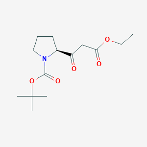 molecular formula C14H23NO5 B1441421 (S)-1-Boc-2-(3-ethoxy-3-oxopropanoyl)pyrrolidine CAS No. 109180-95-2