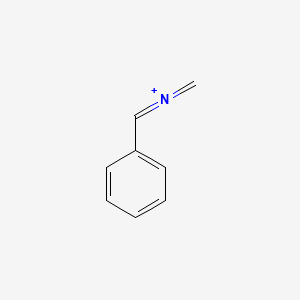 molecular formula C8H8N+ B14414233 N-Methylidene(phenyl)methaniminium CAS No. 82880-17-9