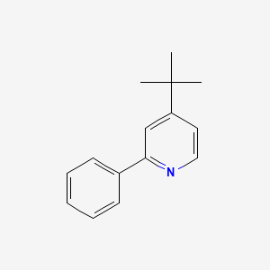 molecular formula C15H17N B1441429 4-(叔丁基)-2-苯基吡啶 CAS No. 53911-36-7