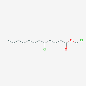 molecular formula C13H24Cl2O2 B14414301 Chloromethyl 5-chlorododecanoate CAS No. 80419-01-8