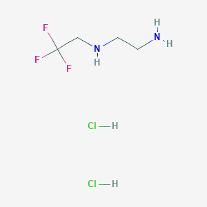 molecular formula C4H11Cl2F3N2 B1441433 (2-Aminoethyl)(2,2,2-trifluoroethyl)amine dihydrochloride CAS No. 1334147-63-5