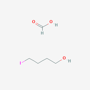 molecular formula C5H11IO3 B14414330 Formic acid;4-iodobutan-1-ol CAS No. 85382-32-7