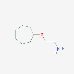 molecular formula C9H19NO B1441443 (2-Aminoethoxy)cycloheptane CAS No. 1249419-02-0