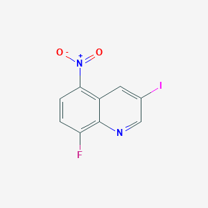 molecular formula C9H4FIN2O2 B1441448 8-氟-3-碘-5-硝基喹啉 CAS No. 1334148-68-3