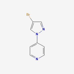 molecular formula C8H6BrN3 B1441451 4-(4-bromo-1H-pyrazol-1-yl)pyridine CAS No. 1179072-77-5