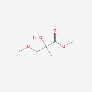 molecular formula C6H12O4 B1441453 Methyl 2-hydroxy-3-methoxy-2-methylpropanoate CAS No. 1247756-22-4