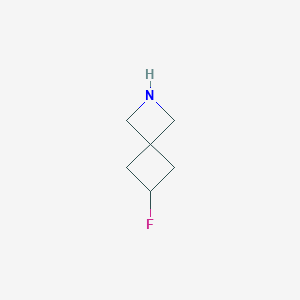molecular formula C6H10FN B1441465 6-Fluoro-2-azaspiro[3.3]heptane CAS No. 1354953-09-5