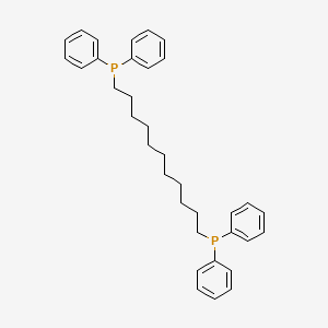 molecular formula C35H42P2 B14414657 Phosphine, 1,11-undecanediylbis[diphenyl- CAS No. 82195-41-3