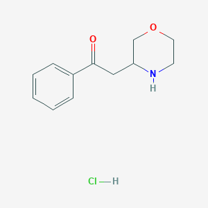 2-(Morpholin-3-yl)-1-phenylethan-1-one hydrochloride
