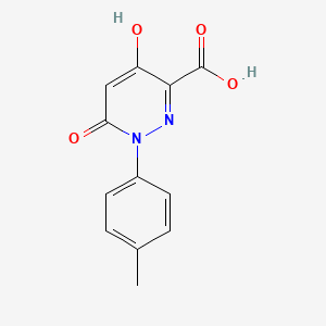 4-Hydroxy-1-(4-methylphenyl)-6-oxo-1,6-dihydropyridazine-3-carboxylic acid