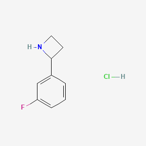 2-(3-Fluorophenyl)azetidine hydrochloride