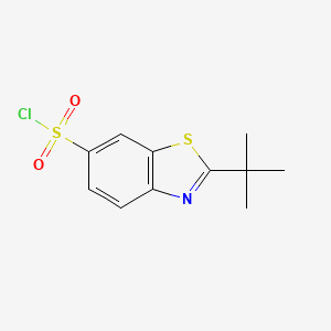 2-Tert-butyl-1,3-benzothiazole-6-sulfonyl chloride