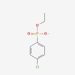 molecular formula C8H9ClO3P- B14414830 Ethyl (4-chlorophenyl)phosphonate CAS No. 85501-44-6