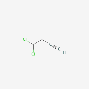 molecular formula C4H4Cl2 B14414835 4,4-Dichloro-1-butyne CAS No. 83682-42-2