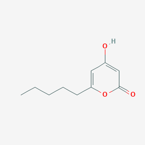molecular formula C10H14O3 B1441487 4-羟基-6-戊基吡喃-2-酮 CAS No. 81017-02-9