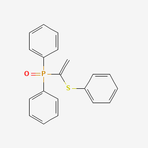 molecular formula C20H17OPS B14414934 Oxo(diphenyl)[1-(phenylsulfanyl)ethenyl]-lambda~5~-phosphane CAS No. 84904-72-3
