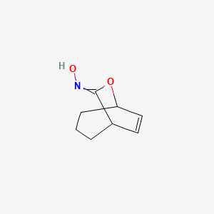 molecular formula C8H11NO2 B14415010 N-6-Oxabicyclo[3.2.2]non-8-en-7-ylidenehydroxylamine CAS No. 83370-21-2