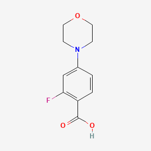 2-Fluoro-4-morpholinobenzoic Acid