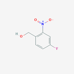 molecular formula C7H6FNO3 B1441516 4-Fluoro-2-nitrobenzyl alcohol CAS No. 1043416-40-5