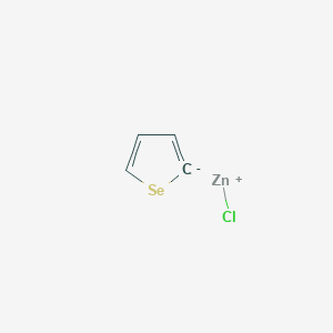 molecular formula C4H3ClSeZn B14415180 Zinc, chloroselenophene-2-yl- CAS No. 84109-18-2