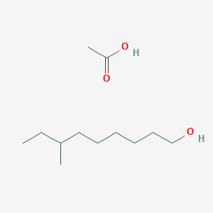 molecular formula C12H26O3 B14415204 Acetic acid;7-methylnonan-1-ol CAS No. 83375-80-8