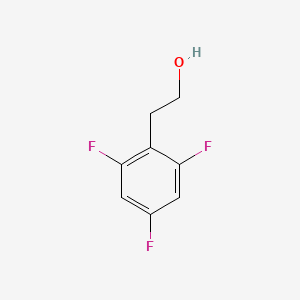 molecular formula C8H7F3O B1441524 2-(2,4,6-Trifluorophenyl)ethanol CAS No. 1000571-83-4