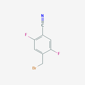 molecular formula C8H4BrF2N B1441532 4-(Bromomethyl)-2,5-difluorobenzonitrile CAS No. 1245651-19-7