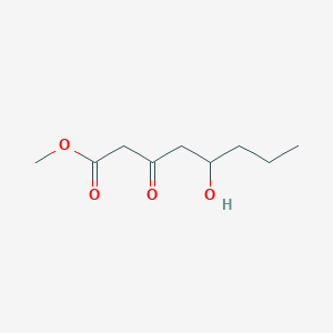 molecular formula C9H16O4 B14415322 Methyl 5-hydroxy-3-oxooctanoate CAS No. 84465-71-4