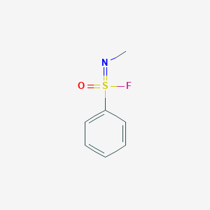 molecular formula C7H8FNOS B14415355 N-Methylbenzenesulfonimidoyl fluoride CAS No. 83706-27-8