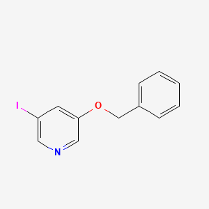 molecular formula C12H10INO B1441536 3-Benzyloxy-5-iodopyridine CAS No. 1167055-87-9
