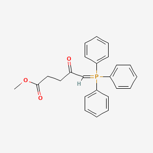 molecular formula C24H23O3P B14415385 Methyl 4-oxo-5-(triphenyl-lambda5-phosphanylidene)pentanoate CAS No. 84028-77-3