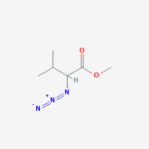 molecular formula C6H11N3O2 B14415415 Methyl 2-azido-3-methylbutanoate CAS No. 81629-64-3