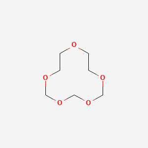 molecular formula C7H14O5 B14415431 1,3,5,7,10-Pentaoxacyclododecane CAS No. 85482-63-9