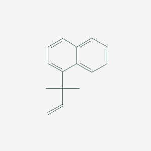 molecular formula C15H16 B14415467 1-(2-Methylbut-3-en-2-yl)naphthalene CAS No. 81060-88-0