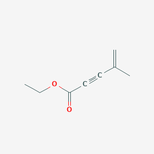 molecular formula C8H10O2 B14415542 Ethyl 4-methylpent-4-en-2-ynoate CAS No. 80220-85-5