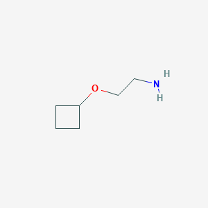 molecular formula C6H13NO B1441556 (2-Aminoethoxy)cyclobutane CAS No. 1354949-92-0