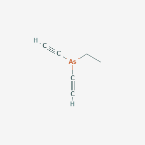 molecular formula C6H7As B14415635 Ethyl(diethynyl)arsane CAS No. 82316-35-6