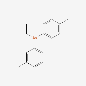 molecular formula C16H19As B14415636 Ethyl(3-methylphenyl)(4-methylphenyl)arsane CAS No. 83627-11-6