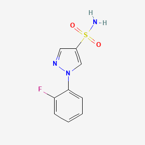 1-(2-fluorophenyl)-1H-pyrazole-4-sulfonamide