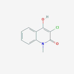 molecular formula C10H8ClNO2 B1441585 3-Chloro-4-hydroxy-1-methylquinolin-2(1H)-one CAS No. 41878-51-7