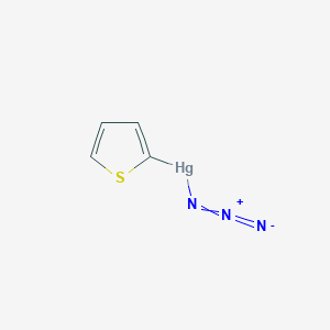 molecular formula C4H3HgN3S B14415875 Azido(thiophen-2-yl)mercury CAS No. 80095-78-9