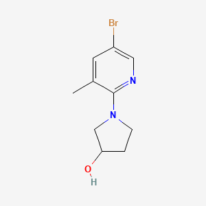 1-(5-Bromo-3-methyl-2-pyridinyl)-3-pyrrolidinol