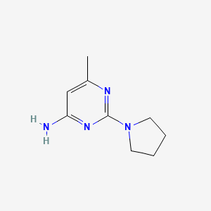 6-Methyl-2-(pyrrolidin-1-yl)pyrimidin-4-amine