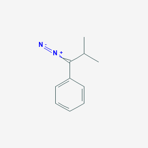molecular formula C10H12N2 B14415936 (1-Diazo-2-methylpropyl)benzene CAS No. 83922-78-5