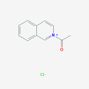 molecular formula C11H10ClNO B14415967 Isoquinolinium, 2-acetyl-, chloride CAS No. 81357-90-6