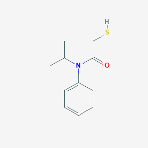 molecular formula C11H15NOS B14415969 N-Phenyl-N-(propan-2-yl)-2-sulfanylacetamide CAS No. 80817-84-1