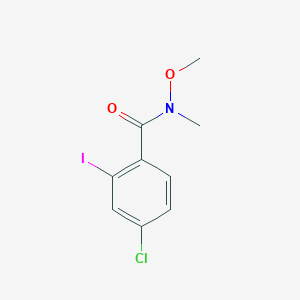 4-Chloro-2-iodo-N-methoxy-N-methylbenzamide